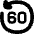 Button Go Backward 60 Icon from Flex Solid Set