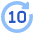 Button Go Forward 10 icon - Free transparent PNG, SVG. No sign up needed.