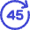 Button Go Forward 45 Icon from Core Duo Set