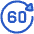 Button Go Forward 60 Icon from Plump Duo Set