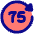 Button Go Forward 75 Icon from Plump Pop Set
