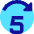 Button Jump Forward 5 Icon from Sharp Pop Set
