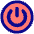 Button Power Circle 1 Icon from Plump Pop Set