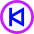 Button Previous Circle Icon from Sharp Neon Set
