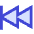 Button Rewind 2 Icon from Sharp Duo Set