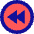 Button Rewind Circle 1 Icon from Sharp Pop Set