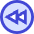 Button Rewind Circle 1 Icon from Sharp Duo Set