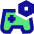 Controller Setting Bolt Nut Icon from Sharp Pop Set
