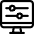 Settings Slider Desktop Horizontal Icon from Ultimate Regular Set