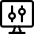 Settings Slider Desktop Vertical Icon from Ultimate Regular Set