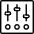 Settings Vertical 1 Icon from Ultimate Light Set