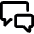 Conversation Chat 1 Alternate Icon from Ultimate Bold Set | Free Download as SVG Vector and Transparent PNG | Streamline icons