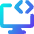 Desktop Code Icon from Core Gradient - Free Set