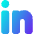 Linkedin Icon from Core Gradient - Free Set
