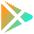 Play Store Icon from Core Gradient - Free Set
