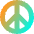 Peace Symbol Icon from Core Gradient - Free Set
