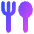 Fork Spoon Icon from Core Gradient - Free Set