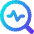 Heart Rate Search Icon from Core Gradient - Free Set