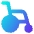 Wheelchair Icon from Core Gradient - Free Set