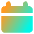 Blank Calendar Icon from Core Gradient - Free Set