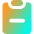 Clipboard Remove Icon from Core Gradient - Free Set