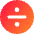 Division Circle Icon from Core Gradient - Free Set