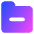 Folder Delete Icon from Core Gradient - Free Set