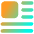 Insert Top Left Icon from Core Gradient - Free Set