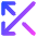 Line Arrow Crossover Left Icon from Core Gradient - Free Set
