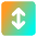 Line Arrow Fit To Height Square Icon from Core Gradient - Free Set