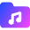Music Folder Song Icon from Core Gradient - Free Set