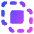 Pathfinder Square Intersect Icon from Core Gradient - Free Set