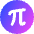 Pi Symbol Circle Icon from Core Gradient - Free Set
