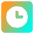 Square Clock Icon from Core Gradient - Free Set