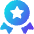 Star Badge Icon from Core Gradient - Free Set