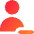 User Remove Subtract Icon from Core Gradient - Free Set