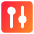 Vertical Slider Square Icon from Core Gradient - Free Set
