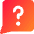 Chat Bubble Square Question Icon from Core Gradient - Free Set