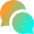Chat Two Bubbles Oval Icon from Core Gradient - Free Set