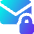 Inbox Lock Icon from Core Gradient - Free Set