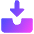 Inbox Tray 1 Icon from Core Gradient - Free Set