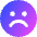 Sad Face Icon from Core Gradient - Free Set