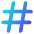 Sign Hashtag Icon from Core Gradient - Free Set