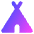 Camping Tent Icon from Core Gradient - Free Set