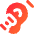 Hearing Deaf 2 Icon from Core Gradient - Free Set