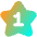Hotel One Star Icon from Core Gradient - Free Set