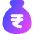 Bag Rupee Icon from Core Gradient - Free Set