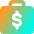 Briefcase Dollar Icon from Core Gradient - Free Set