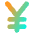 Yuan Yen Icon from Core Gradient - Free Set