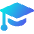 Graduation Cap Icon from Core Gradient - Free Set